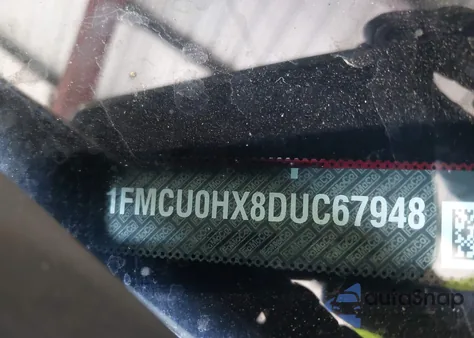 2013 Ford Escape Sel из США, поврежденный, VIN 1FMCU0HX8DUC67948